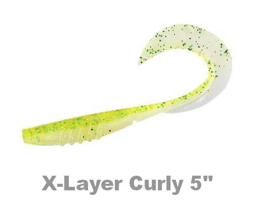 Leurre souple MEGABASS X-Layer Curly 7 - 170mm - Le coin du Pecheur