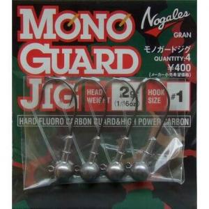 Nogales Mono Guard Jig | Hameçon n°1 - Poids 2g - Sachet de 4