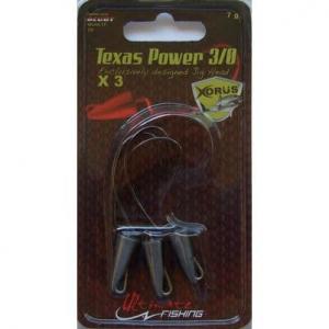 XORUS Texas Power | Hameçon 3/0 - Poids 7g