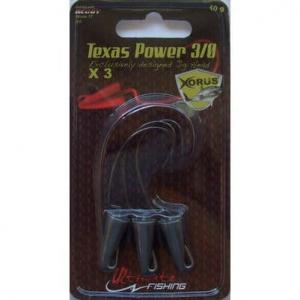 XORUS Texas Power | Hameçon 3/0 - Poids 10g