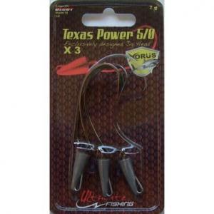 XORUS Texas Power | Hameçon 5/0 - Poids 7g