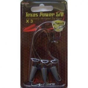 XORUS Texas Power | Hameçon 5/0 - Poids 10g