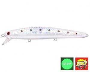 LUCKY CRAFT Flash Minnow 110 SP | 794 Super Glow MS Pearl White Sardine